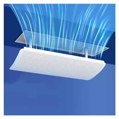 SDWSSX Central Air -conditioned Baffle, Anti -direct Blow, Air Outlet Air Deflector, Hot And Cold Air Circulating Deflection, Top Air Outlet Universal (Color : Style1, Size : 60cm/23.6in)