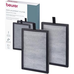 Beurer LV 500 filtervervangingsset, 3-laags filtersysteem met voorfilter, HEPA H13 & actieve koolfilter, vervangingsfilter voor de 2-in-1 luchtreiniger en ventilator LV 500, 2 stuks Beurer LV 500 filtervervangingsset, 3-laags filtersysteem met voorfilter, HEPA H13 & actieve koolfilter, vervangingsfilter voor de 2-in-1 luchtreiniger en ventilator LV 500, 2 stuks