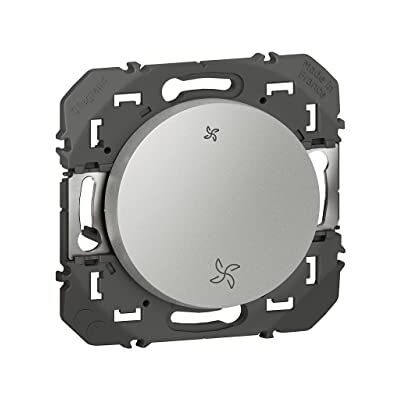 Legrand Dooxie Ventilatiebesturing - Aluminium - Bedieningsventilator Legrand Dooxie Ventilatiebesturing - Aluminium - Bedieningsventilator