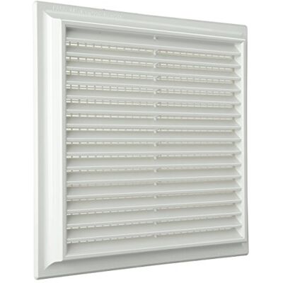 LA VENTILAZIONE G15R2424B Plastic vierkante ventilatierooster - Luchtstroom 200cm² LA VENTILAZIONE G15R2424B Plastic vierkante ventilatierooster - Luchtstroom 200cm²