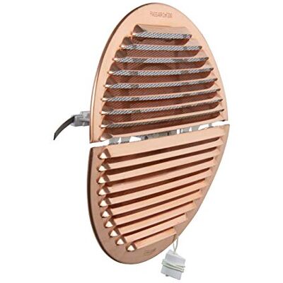 La Ventilazione GRADF200R Ø 235 mm rond opvouwbaar koperen ventilatierooster met insectennet La Ventilazione GRADF200R Ø 235 mm rond opvouwbaar koperen ventilatierooster met insectennet