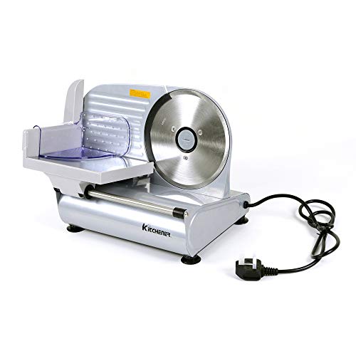 Kitchener Vleessnijmachine 19 cm snijmachine Heavy Duty Meat Slicer 230V elektrische allessnijder