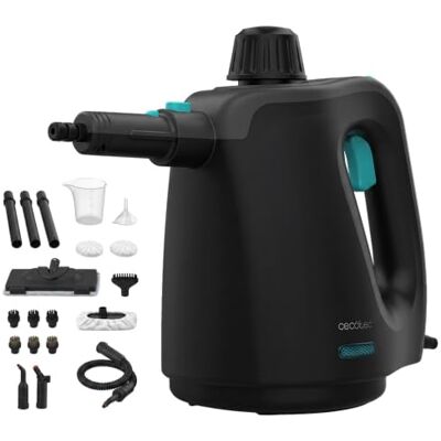 Cecotec Hydrosteam 2000 Blaze Handstoomreiniger, 1200 W, druk 3,5 bar, stoomvermogen 30 g/min, 400 ml tank, effectieve reiniging, complete accessoireset inclusief Cecotec Hydrosteam 2000 Blaze Handstoomreiniger, 1200 W, druk 3,5 bar, stoomvermogen 30 g/min, 400 ml tank, effectieve reiniging, complete accessoireset inclusief