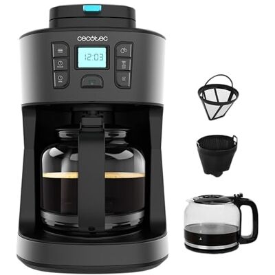Cecotec Koffiemachine 66 Grind & Drop, 1086 W, koffiemolen, 12 kopjes, Extremearoma, zwart Cecotec Koffiemachine 66 Grind & Drop, 1086 W, koffiemolen, 12 kopjes, Extremearoma, zwart