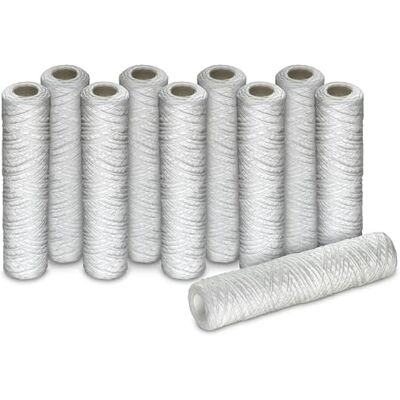 Waterfilter cartridge - 50 micron - Set van 10 - Italiaans ontwerp - Duurzaam Waterfilter cartridge - 50 micron - Set van 10 - Italiaans ontwerp - Duurzaam
