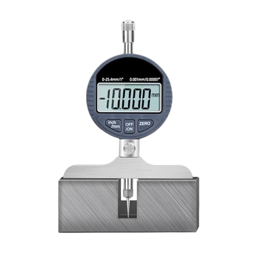 hgnxa Dieptemeter Digitale Elektronische 0.5/1Inch Meetbereiken Dial Diepte Gage Base Accessoire Dieptemeter Houtbewerking