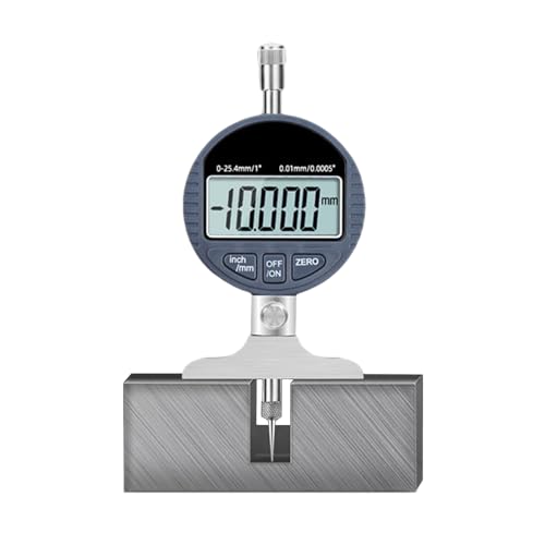 hgnxa Dieptemeter Digitale Elektronische 0.5/1Inch Meetbereiken Dial Diepte Gage Base Accessoire Dieptemeter Houtbewerking