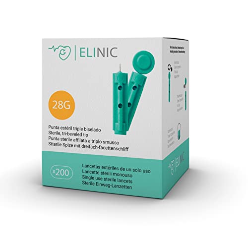 Elinic Universele Steriele Lancetten 28G (100)