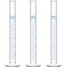 Labasics 3-Pack Borosilicaat Glas 10 ml Zwaarwandige Maatcilinder Gegradueerde Cilinder