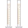 stonylab 2-Pack Borosilicaatglas Zwaarwandige Maatcilinder Gegradueerde Cilinder, 100 ml