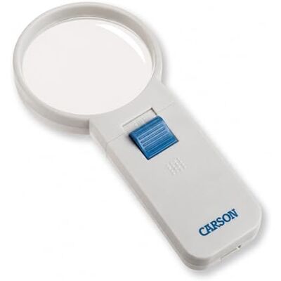 Carson UltraOptix SV-3LPLED Vergrootglas, Rond, 7,6 cm (SV-40) Carson UltraOptix SV-3LPLED Vergrootglas, Rond, 7,6 cm (SV-40)
