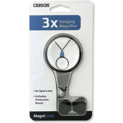 Carson MagniLook 3x Schoudervergrootglas met 6x Spotlens (LK-10) Carson MagniLook 3x Schoudervergrootglas met 6x Spotlens (LK-10)