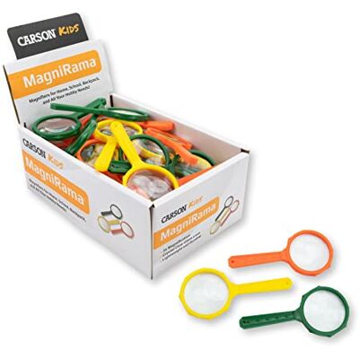 Carson MagniRama 3X Vergrootglas Verpakking van 50 Stuks (JD-3MU) Carson MagniRama 3X Vergrootglas Verpakking van 50 Stuks (JD-3MU)