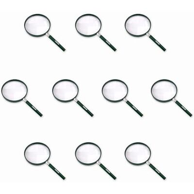 Carson BigEye Vergrootglas met extra grote 12,7 cm (5 inch) vervormingsvrije lens voor lezen, inspectie, verkennen, hobby, knutselen en taken (HU-20, HU-20AMMU) Carson BigEye Vergrootglas met extra grote 12,7 cm (5 inch) vervormingsvrije lens voor lezen, inspectie, verkennen, hobby, knutselen en taken (HU-20, HU-20AMMU)