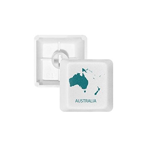 DIYthinker Australië Oceanië Continent Silhouet Kaart PBT Keycaps voor Mechanisch Toetsenbord Witte OEM Geen Markering Print