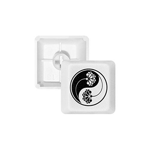 DIYthinker Boeddhisme Boeddhistische Yin-Yang Bloem Pbt Keycaps Voor Mechanisch Toetsenbord Wit Oem Geen Markering Print R4 Multi kleuren