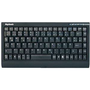 ICY BOX KeySonic USB-toetsenbord - Compacte indeling - SoftSkin - Zwart ICY BOX KeySonic USB-toetsenbord - Compacte indeling - SoftSkin - Zwart
