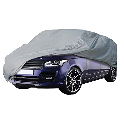 Silverline 942611 Car Cover volledige garage/autohoes, zilver