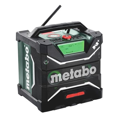 Metabo Accu-bouwplaatsradio RC 12-18 32W BT DAB+, 18 V, met Bluetooth en AUX, beschermingsklasse IP 54, radio 600779850