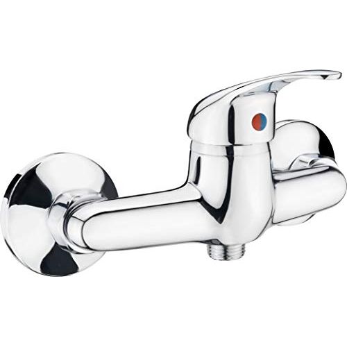 CON:P SA842 Piccolo Douche-Eengreepskraan, 1/2 Inch Doucheafvoer, Douchearmatuur, Chroom