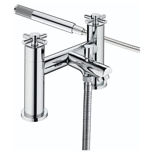 Bristan DX Chroom Kruis Bath Shower Mixer Chroom