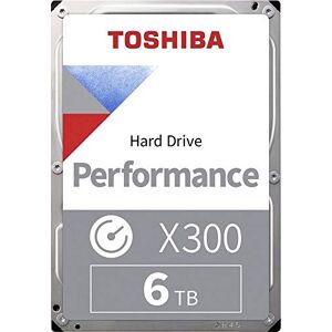 Toshiba X300 6TB interne harde schijf 8,9cm (3,5 inch) SATA III HDWE160UZSVA Bulk