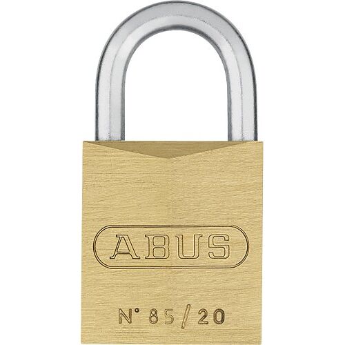 ABUS Messing hangslot met gemeenschappelijke sleutel 135 02430