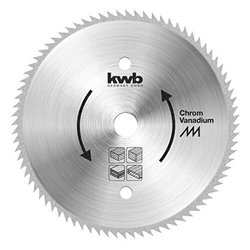 kwb profielhoutblad CV voor bouw- en tafelcirkelzagen (80 tanden, punttand) Profielhoutblad 300 x 30 mm