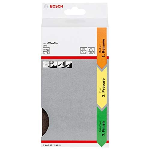 Bosch 3-delige Set schuursponzen S470 Best for Profile (hout, kunststof en metaal, 69 x 97 x 26 mm, accessoires handmatig schuren)