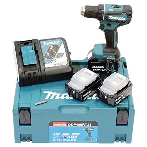 Makita DDF485RTJ3 Accuschroefboormachine 18,0 V