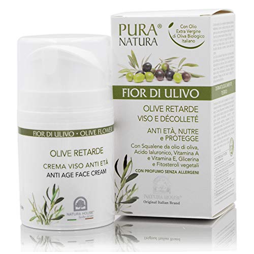 Fior di Ulivo Antieta-crème gezicht en decolleté verzorgt en beschermt, 50 ml
