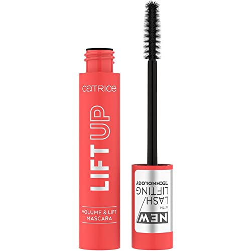 CATRICE LIFT UP Volume & Lift Mascara, nr. 010, zwart, volumegevend, zwaaigevend, mat, veganistisch, zonder microplastic deeltjes, nanodeeltjes, zonder parfum, per stuk verpakt (11ml)