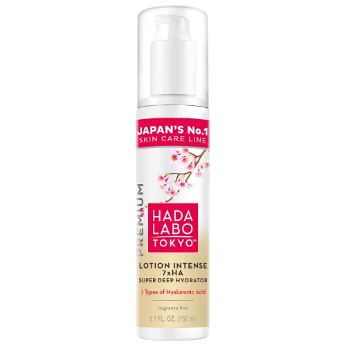 Hada Labo Tokyo Gezichtslotion voor dames, met 5 soorten hyaluronzuur, 150 ml, gezichtslotion voor dames, efficiënte gezichtslotion voor dames, voor alle huidtypes