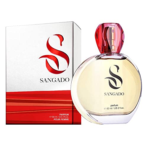 SANGADO PARISIAANS MEISJE by , Parfum voor vrouwen, 8-10 uur langhoudend, Luxe geur, Amber Vanille, Fijne Franse Essenties, Extra Geconcentreerd (Parfum), 60 ml Spray