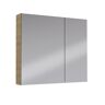 Riho mirror cabinet model 13, 2 doors , 80 x 70, division asymmetrical, F016016DRE