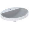 Geberit VariForm built-in washbasin 55 x 45 cm, oval, with tap hole bench 500.723.01.2