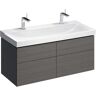 Geberit Xeno² vanity unit for washbasin with width from 120 cm, with four drawers 500.518.43.1