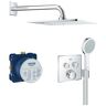 Grohe Grohtherm SmartControl DS UP with RSH F-Series 10 inch overhead shower 34742000
