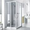 Kermi Ibiza 2000 corner entry 2-piece sliding door, half section 100 cm I2ED2100201AK