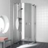 Kermi Raya quadrant shower enclosure 80 x 80 cm with radius 50 cm RAP50080201AK