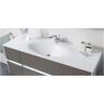 Pelipal series 6010 (Solitaire) Krion washbasin 133 cm, basin centered, without tap hole KWT54-1330-M-OH