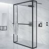 Riho Lucid Walk-In shower screen GD404 90 cm with 2 fixed parts and 2 stabilizing bars, G005037121