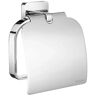 Smedbo Ice toilet paper holder with lid OK3414