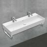 Villeroy & Boch Memento 2.0 washbasin 120 cm with 2 tap holes, with overflow 4A22C401