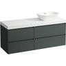 LAUFEN LANI vanity top with cutout right with vanity unit 140 cm with large drawer right H4045831122661