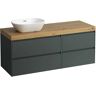 LAUFEN LANI vanity top with cutout left with vanity unit 140 cm with large drawer left H4065821122661