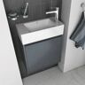 Megabad Profi Collection Pure 2.0 guest WC washbasin with vanity unit, tap hole right 21SF1004050IS