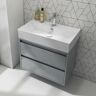 Megabad Profi Collection Pure 2.0 washbasin with vanity unit 70 cm with 2 drawers 21SF1114070IS