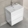 Megabad Profi Collection Pure 2.0 washbasin with vanity unit 60 cm with 2 drawers 21SF1001060IS