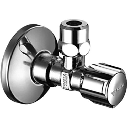 Schell hoekstopkraan Comfort 1/2" x 10 mm knel + rozet -zelf afdichtend